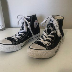 Womens High Top Black Converse